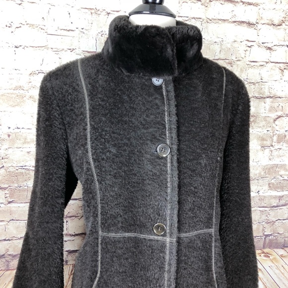 90s Vintage SEARLE Brown Alpaca Wool Coat SOLD - Picture 8 of 8
